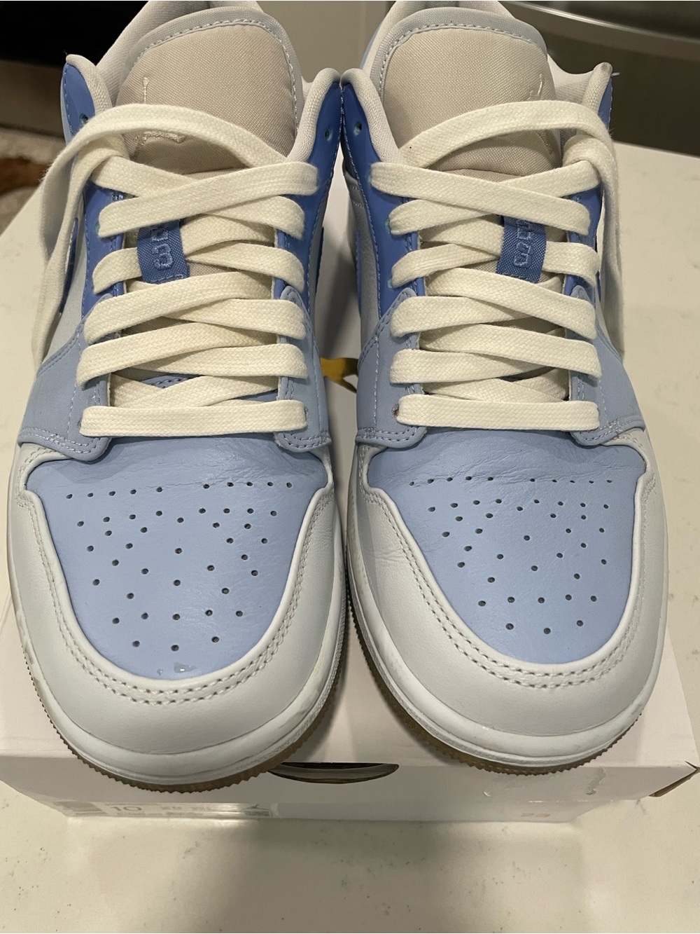 Nike Women’s Sneakers in Light Blue and White